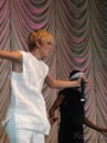 Aaron Carter * Aaron Carter at Kiss Concert 2002 - Photo by Kiss 108 * 300 x 400 * (24KB)